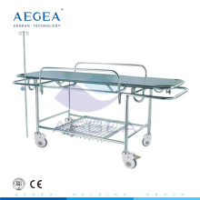 AG-HS015 Edelstahl Material Patient Transfer medizinische Krankenhaus Zimmer Bahre